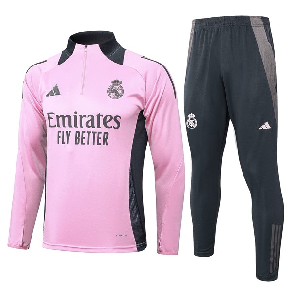 Sudadera De Training Real Madrid 2024-2025 Rosa